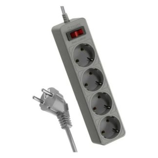 Сетевой фильтр Космос FKsm1.5m-4g(G) серый