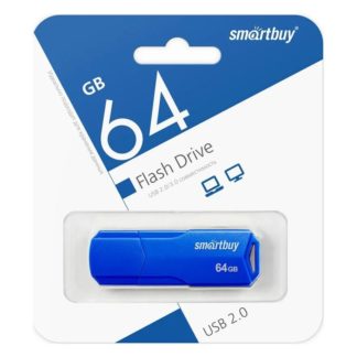 USB-флеш накопитель 64 Гб SmartBuy Clue синий
