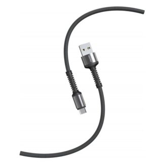 Кабель USB-TypeC 1м Smartbuy iK-3112-S26bg серый/чёрный