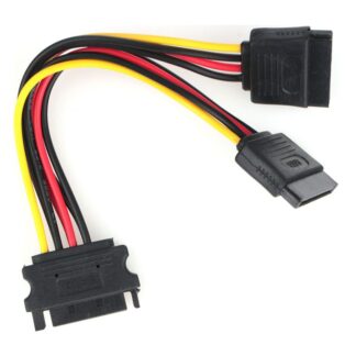 Кабель разветвитель 0.15м SATA Gembird CC-SATAM2F-01