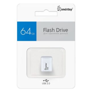 USB-флеш накопитель 64 Гб SmartBuy LARA белый