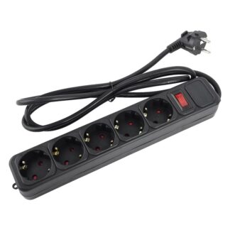 Сетевой фильтр Perfeo REAL POWER 3/5 чёрный